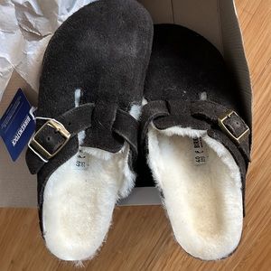 Birkenstock Shearling Bostons